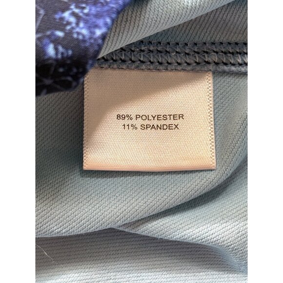 Peter Millar 1/4 Zip Pullover Top Blue Print UPF 50 Long Sleeve Womens Size S - Picture 7 of 8